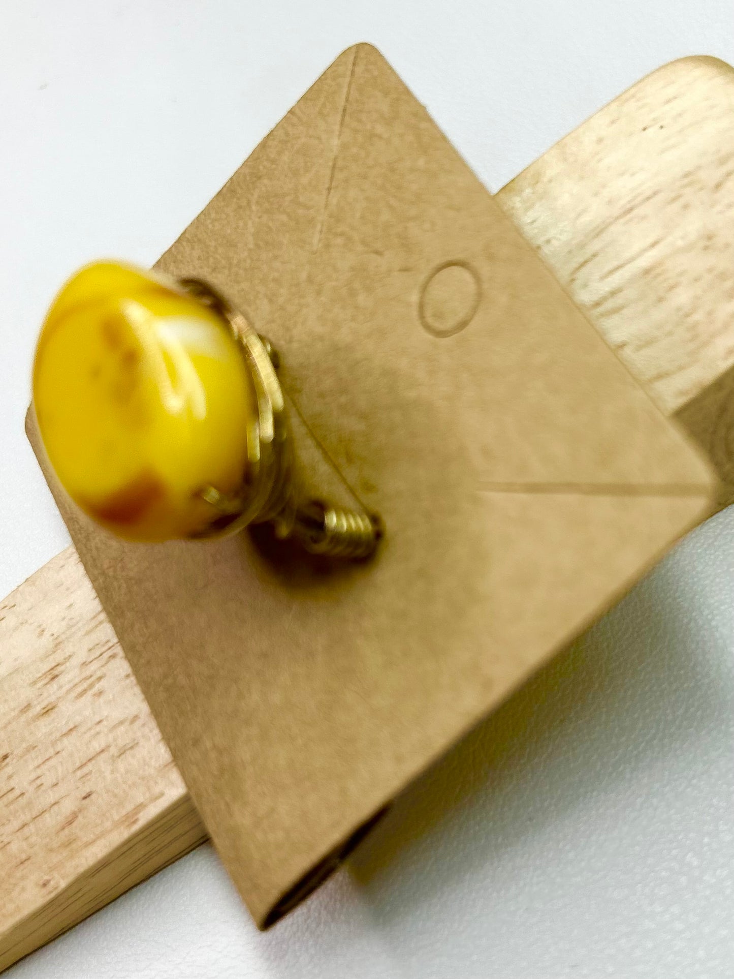 Awakening Yellow Stone Ring