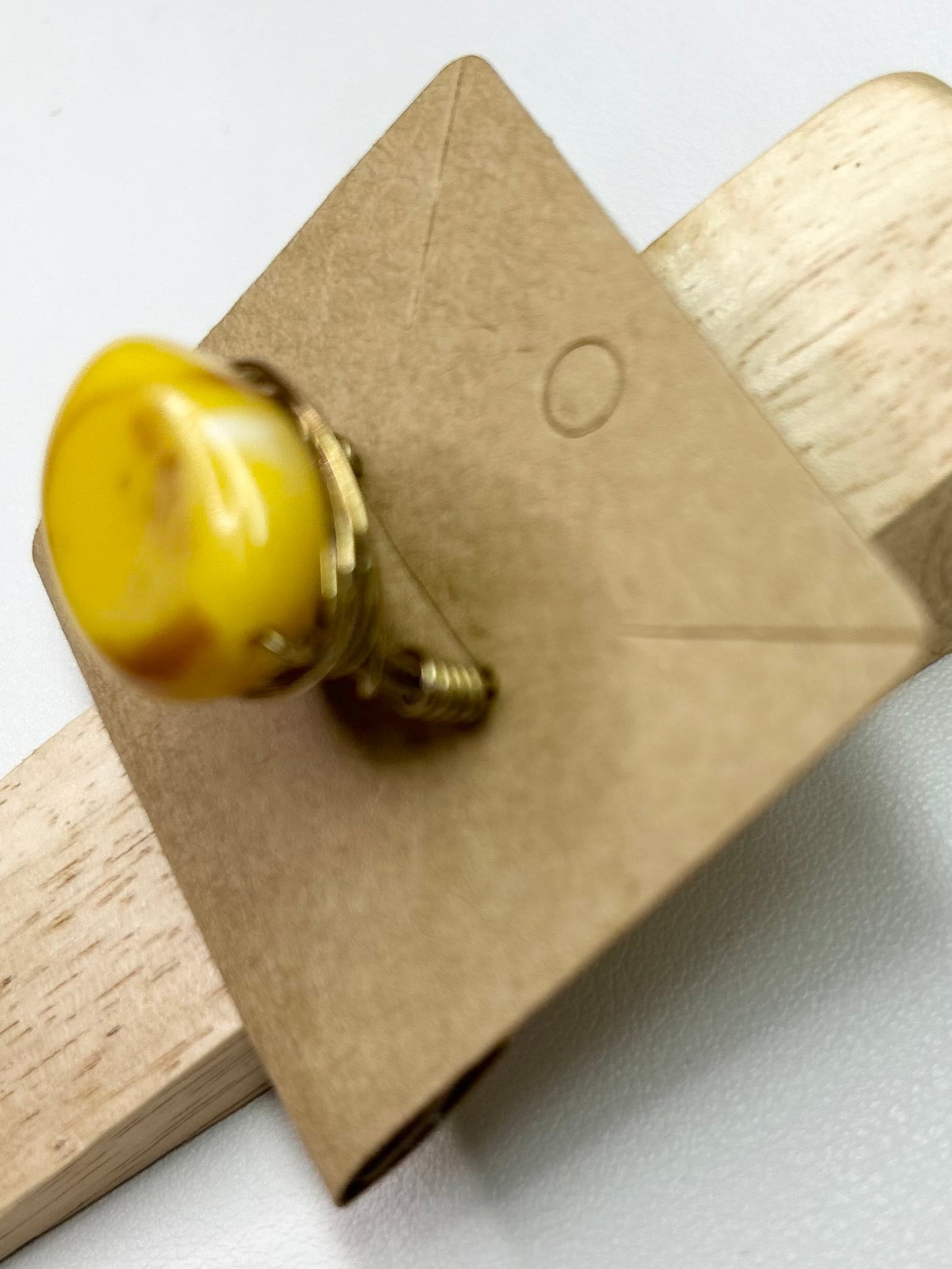 Awakening Yellow Stone Ring