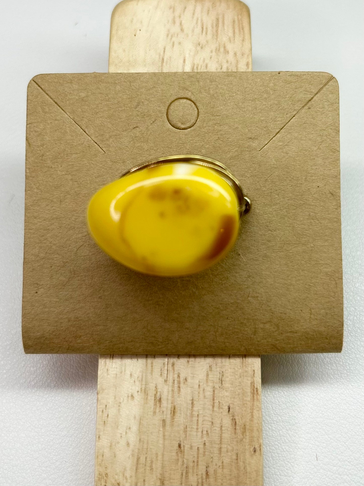 Awakening Yellow Stone Ring